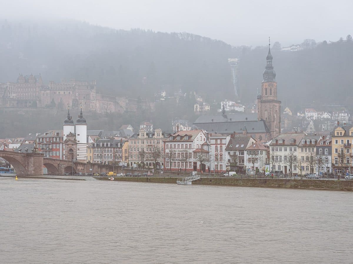 Heidelberg – Schlossruine über dem Neckar